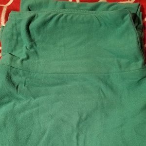 Lularoe OS leggings solid green
